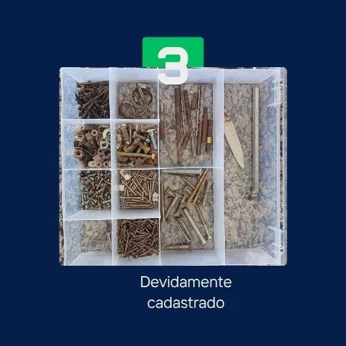 Cadastro de materiais a importância